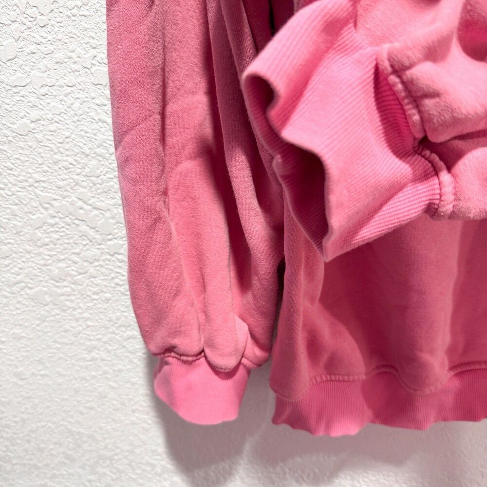 H&M Nirvana In Utero Crewneck Sweatshirt Women Medium Oversized Pink Music - Picture 7 of 9